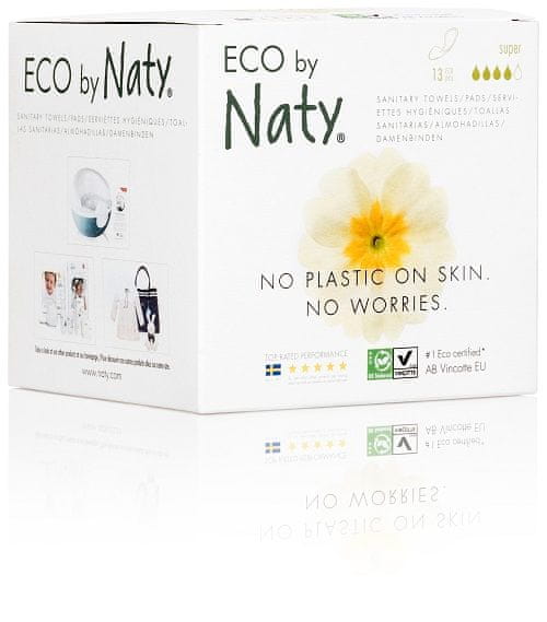 Naty Nature Babycare Dámske ECO vložky - super (12 ks)